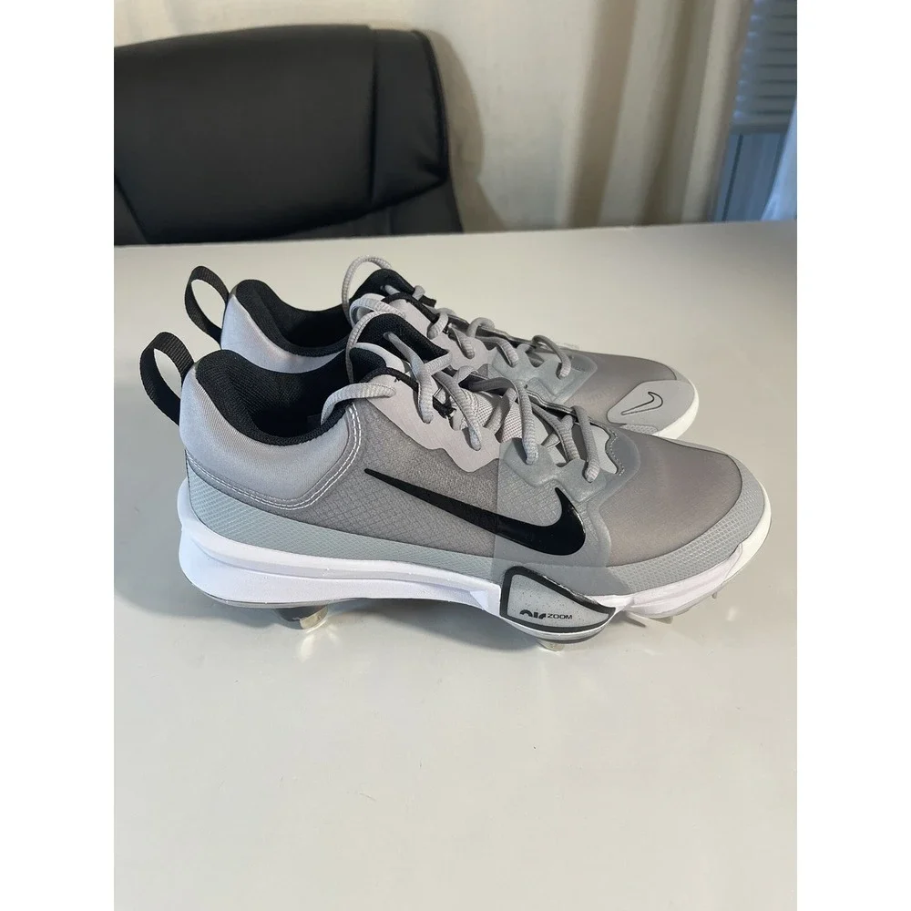 Nike Force Zoom Trout 9 Men's Pro Baseball Cleats Size 7 Gray New